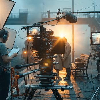 Behind the Scenes — Photography AI template
