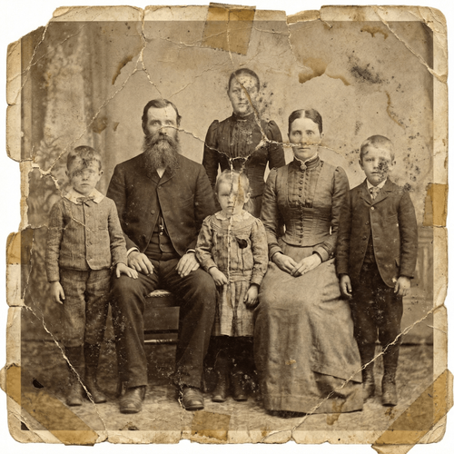 Restore Old Photos — Edit AI template