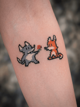 8-bit Tattoo — Tattoo AI template